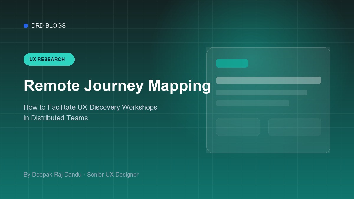 Remote Journey Mapping